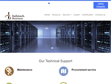 Tablet Screenshot of infotechbusiness.com